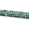 Cuentas de Turquois africana naturales facetadas