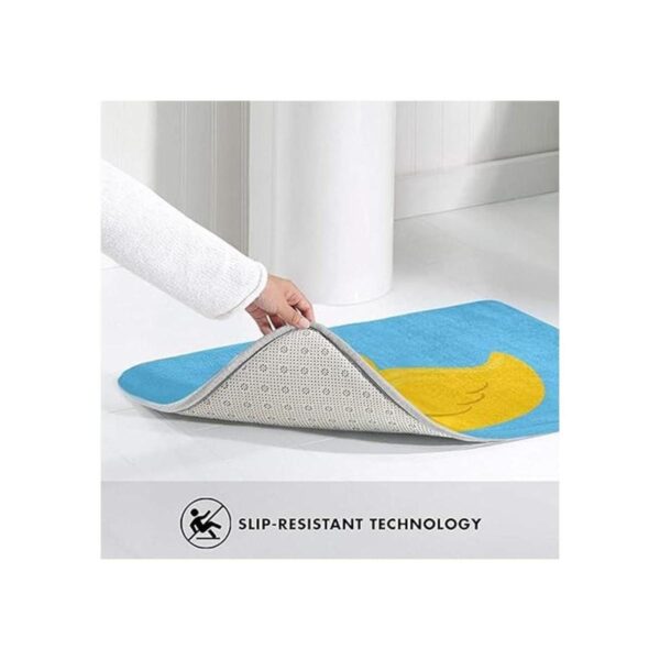 NGFF Alfombra de baño de goma amarilla de pato azul_4