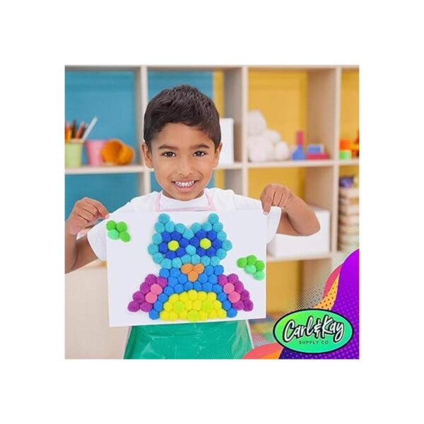 Carl Kay 400 piezas pompones de 350 de 1 pulgada y 50