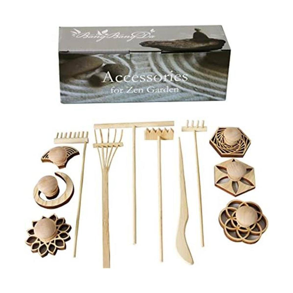 BangBangDa Mini Zen Garden Accesorios Herramientas de