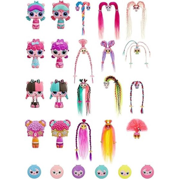 Pop Pop Hair Surprise Mascotas POP 3 en 1 con pelo largo y_4