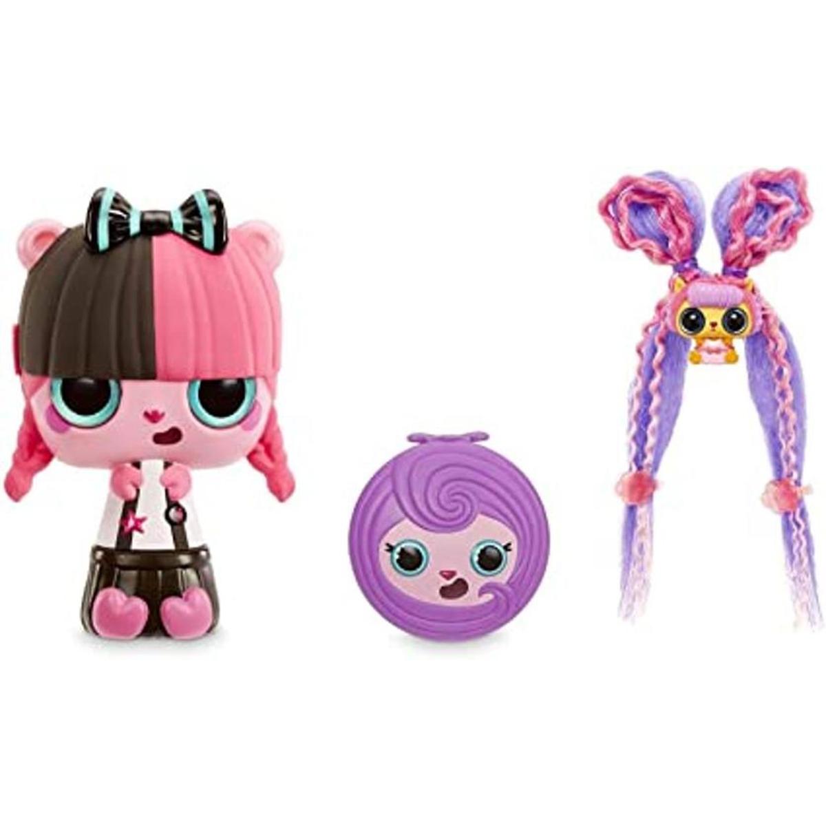 Pop Pop Hair Surprise Mascotas POP 3 en 1 con pelo largo y