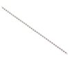 Tegg 10 piezas DIY tono plata 316L acero inoxidable 0.094_4