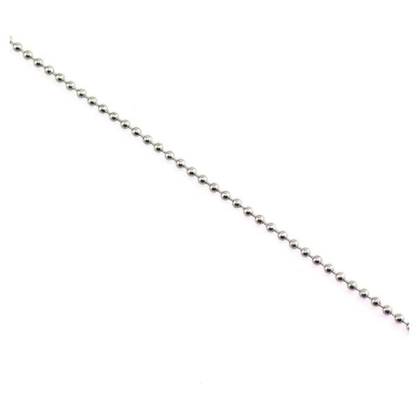 Tegg 10 piezas DIY tono plata 316L acero inoxidable 0.094_4