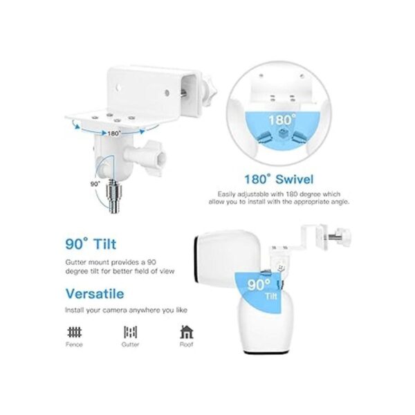 HOLACA Soporte para canalón eufyCam 2C 2C Pro E y 2 Arlo