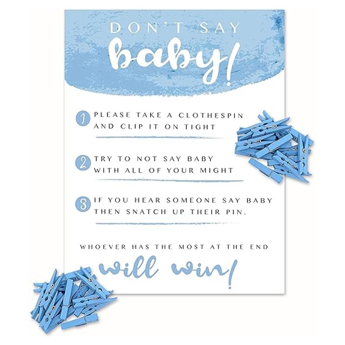 Shower Games Co. Juego Dont Say Baby para niño con
