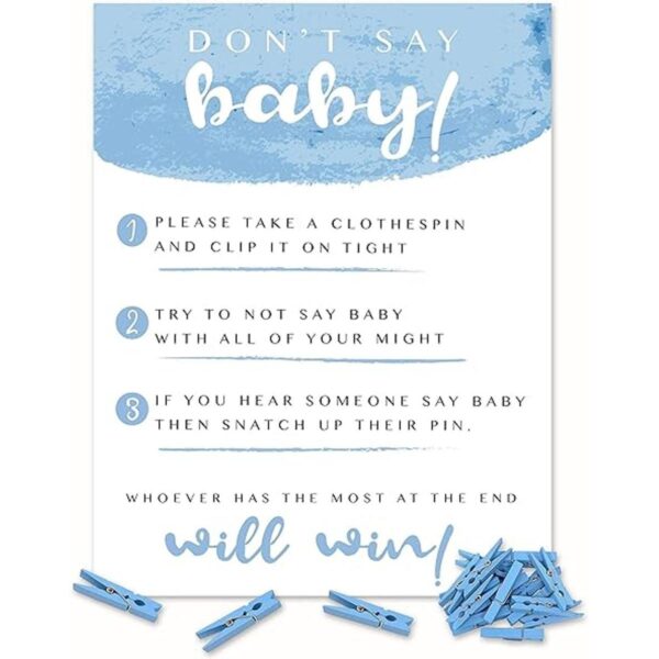 Shower Games Co. Juego Dont Say Baby para niño con