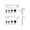 HOLACA Soporte para canalón eufyCam 2C 2C Pro E y 2 Arlo