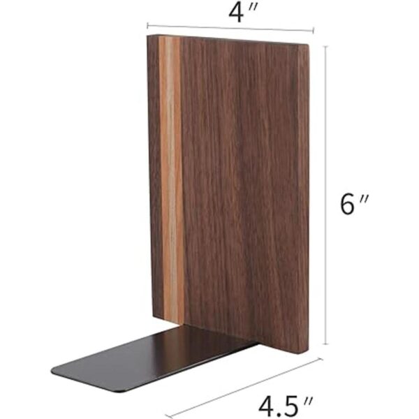 Muso Sujetalibros de madera para artista estantes_2