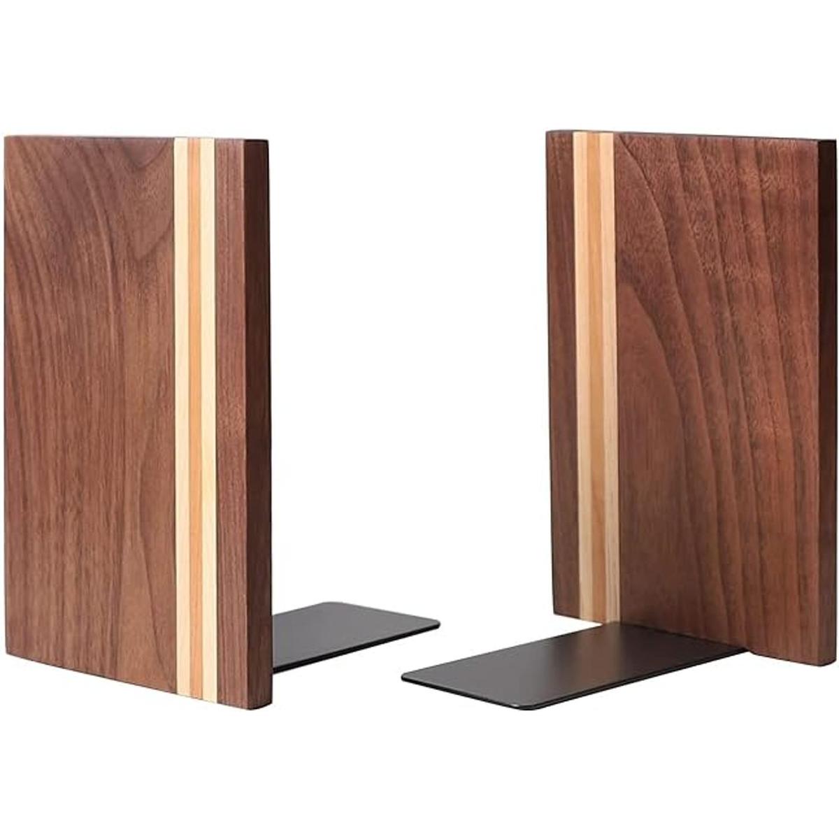Muso Sujetalibros de madera para artista estantes