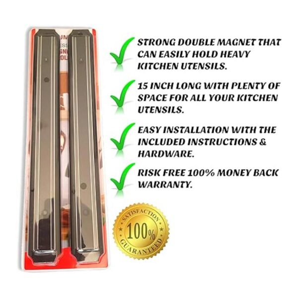 Soporte magnético para cuchillos para pared 15 pulgadas x