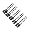 Conectores JST de 2 pines 3 pines 4 pines para LED Negro_1