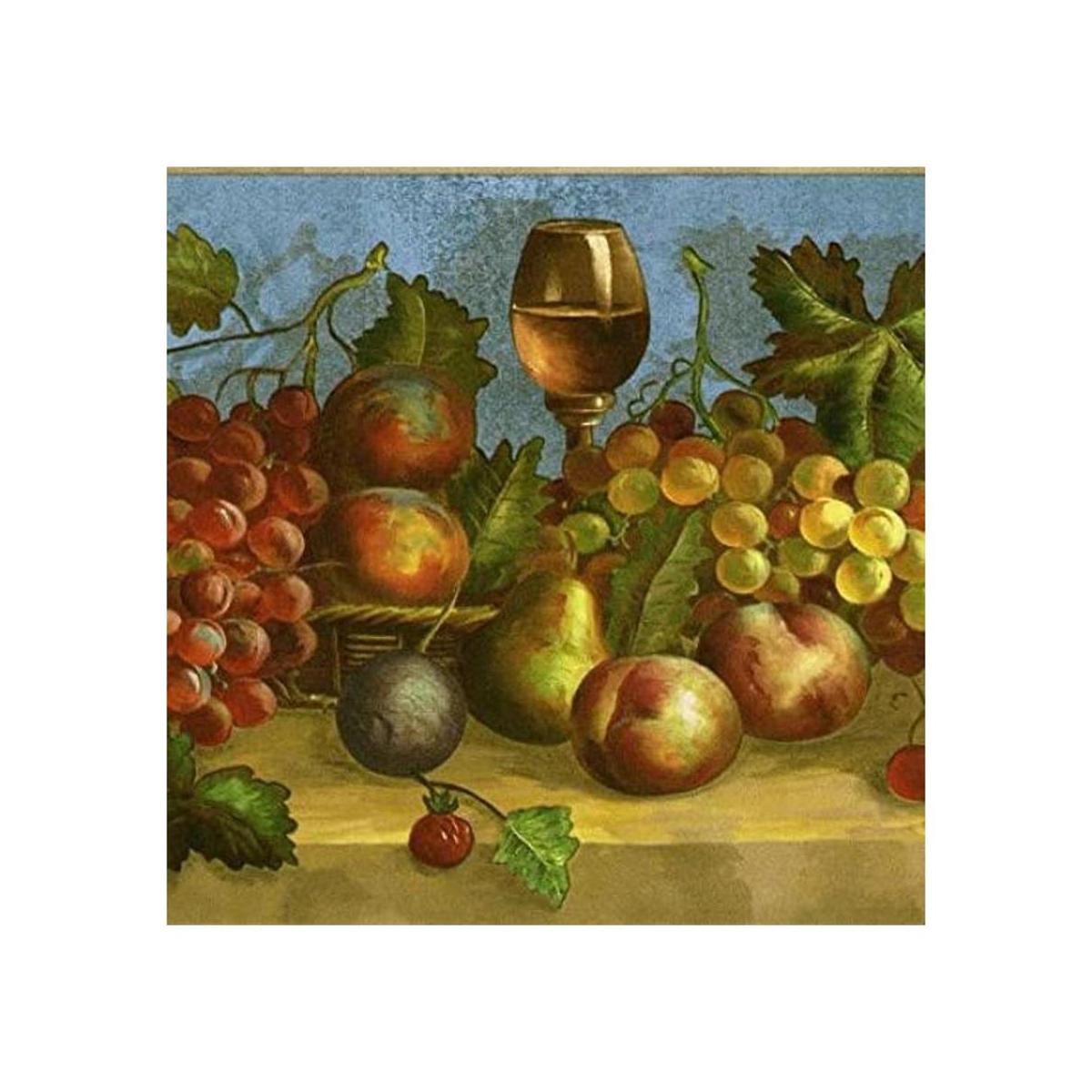 Concord Wallcoverings Papel tapiz tapiz de frutas uvas
