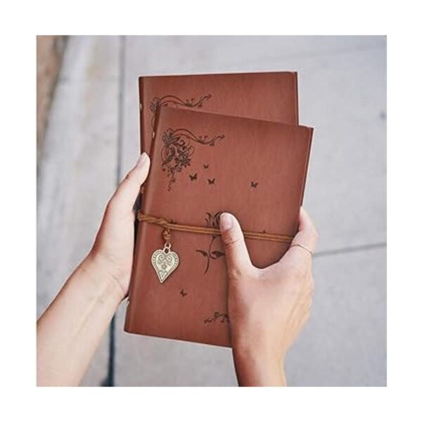 Cuaderno A5 de cuero para niñas cuaderno de bocetos de