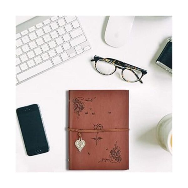 Cuaderno A5 de cuero para niñas cuaderno de bocetos de
