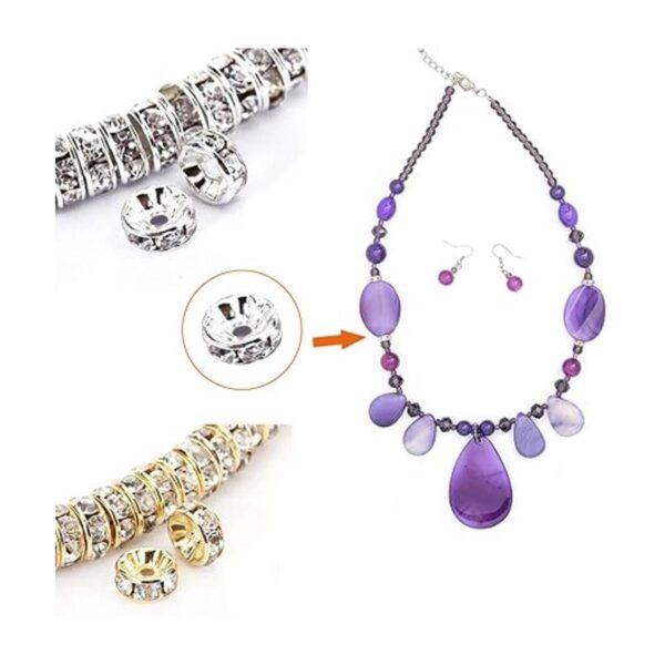 EuTengHao 600 cuentas espaciadoras para joyas