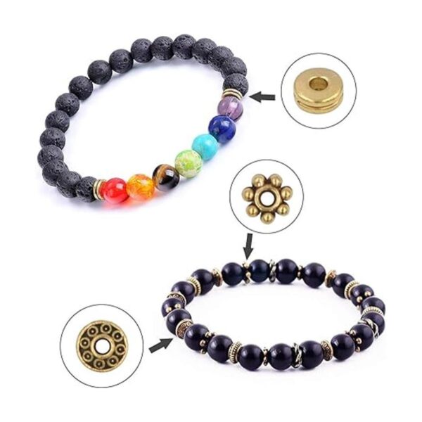 EuTengHao 600 cuentas espaciadoras para joyas