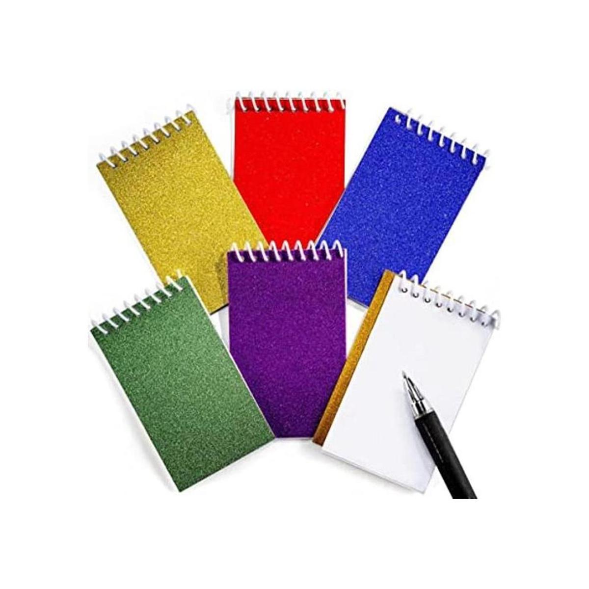 Mini blocs de notas en espiral de prisma paquete de 24