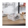 MyGift Caja de almacenamiento de té rústica de madera