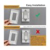BESTTEN Paquete de 10 platos de pared sin tornillos de la_3