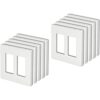 BESTTEN Paquete de 10 platos de pared sin tornillos de la_1