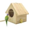 Tfwadmx Casa de pájaros de madera para colgar en el_1
