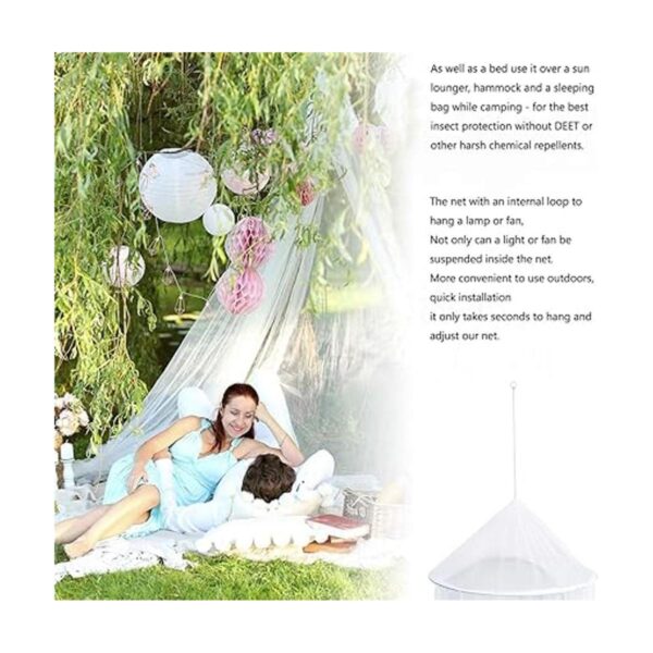 Mosquitera para cama toldo de cama con 100 luces LED_2