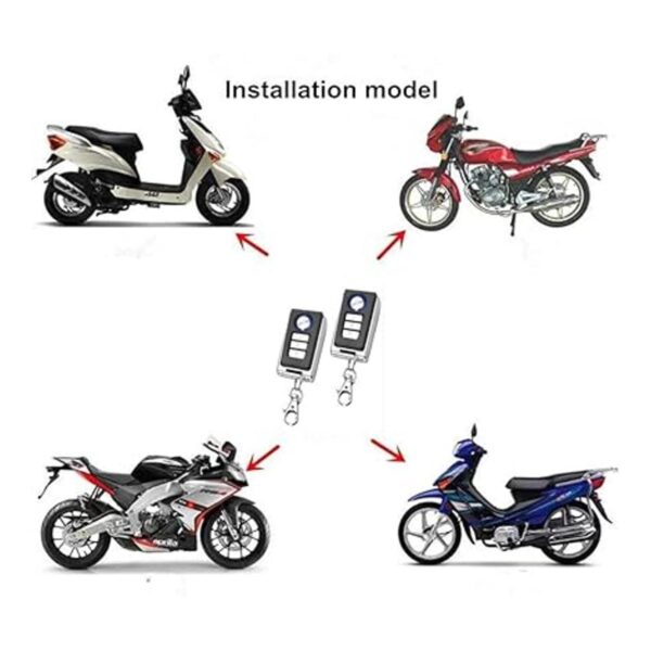 BONATECH DC12V motocicleta antirrobo alarma sistema de_4