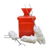 Cubo de lubricante recto para cambiadores de abrigos con 3_1