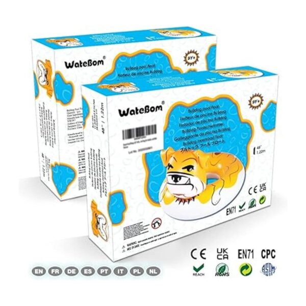 Bulldog Float 53 pulgadas gigante inflable piscina_4