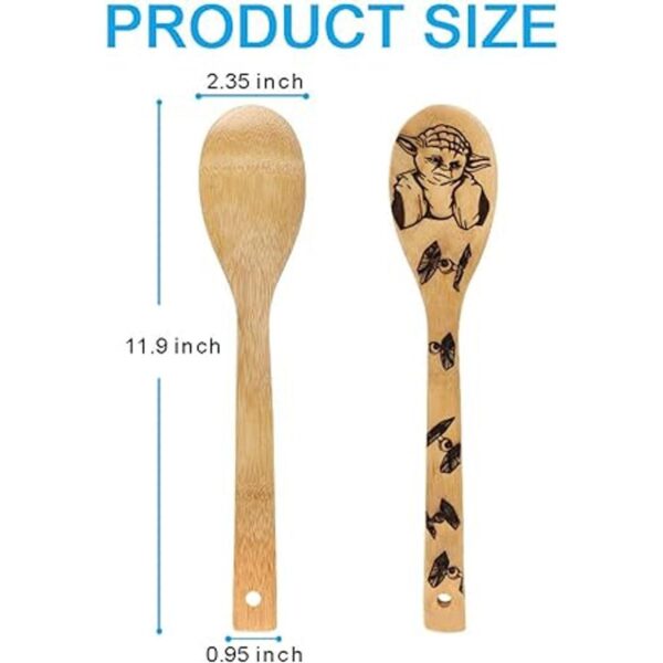 Cucharas de madera quemadas