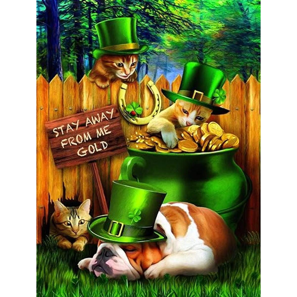 SUNSOUT INC Stealin Me Gold 300 pc Jigsaw Puzzle