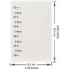 Moterm A7Pocket Planner Insert paquete de 4 carpetas de_3