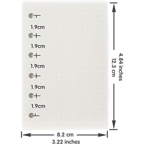 Moterm A7Pocket Planner Insert paquete de 4 carpetas de_3