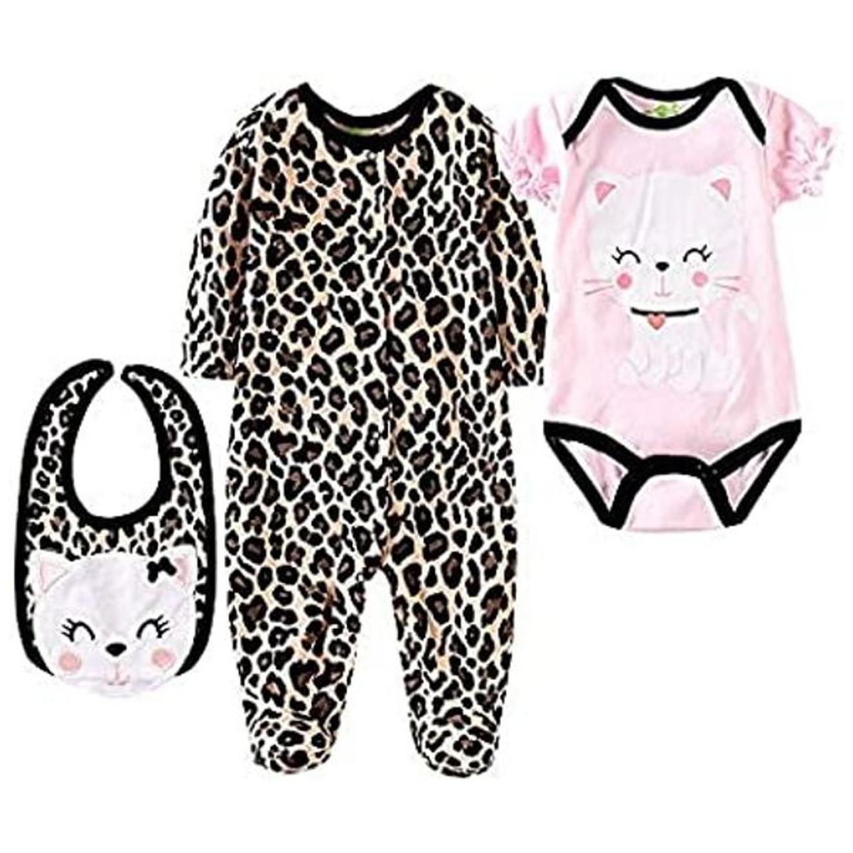 Medylove Ropa de muñeca para bebé recién nacido 3 piezas