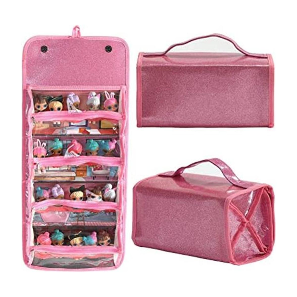 Leeche Estuche de almacenamiento y exhibición para muñecas