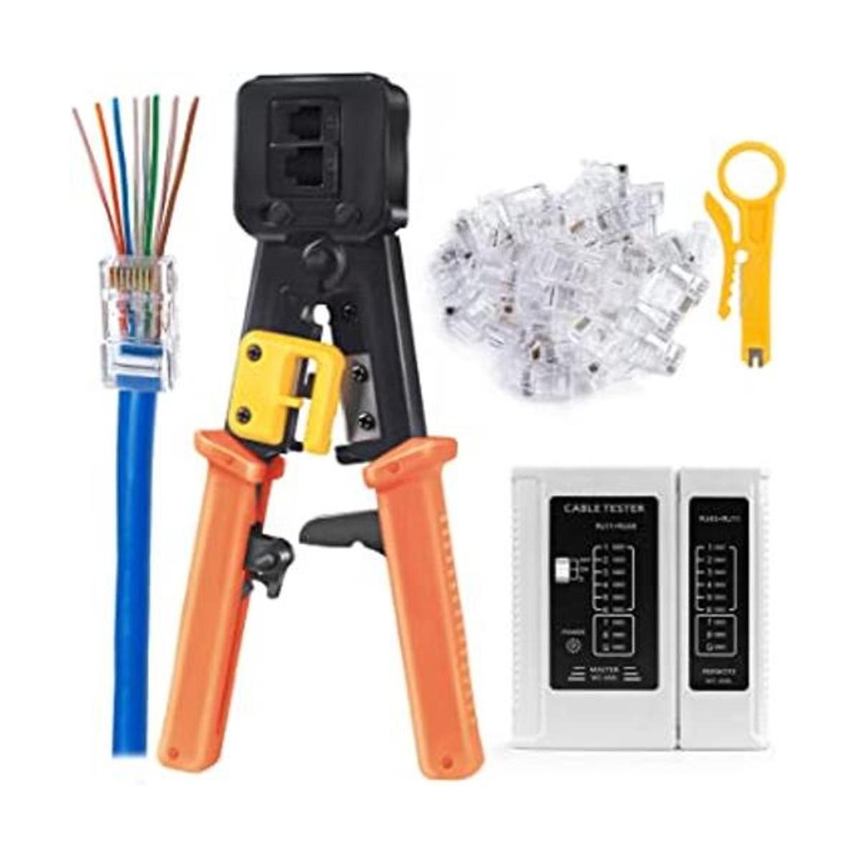 Herramienta de crimpado RJ45 Ethernet para engarzar