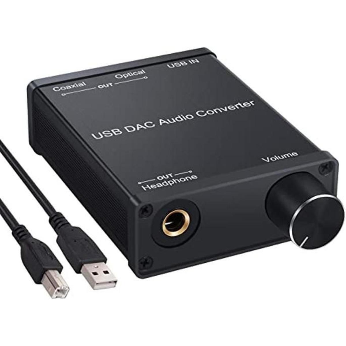 LiNKFOR USB DAC y amplificador de auriculares