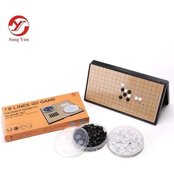 Juego de mesa de viaje magnético plegable portátil con_3