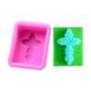 Cross Soap Mold Silicone Handmade DIY Craft Lotion Bar_1