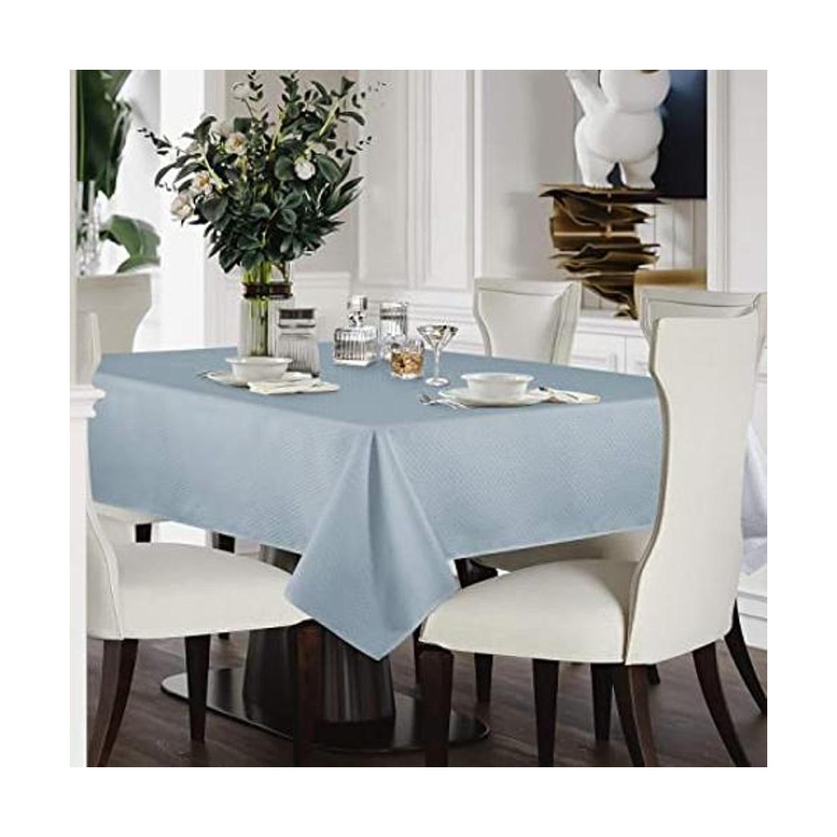 JUCFHY Mantel rectangular marroquí de tela jacquard a