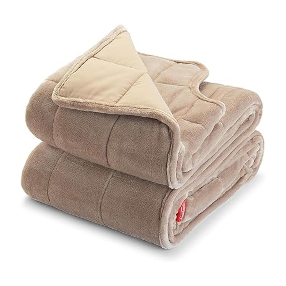 Sunbeam Manta con peso extra cálida 15 libras