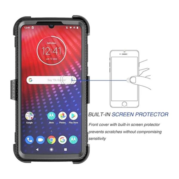 Funda para Moto Z4 Motorola Moto Z4 Holster Clip Tekcoo_2