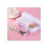 Outdoorfly 100 bolsas de organza blancas de 4 x 6 con