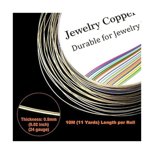 EuTengHao Paquete de 6 joyas de alambre de cobre para
