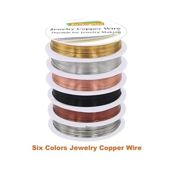 EuTengHao Paquete de 6 joyas de alambre de cobre para
