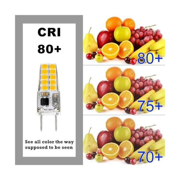 Bombilla LED G8 regulable equivalente a halógeno de 20 W