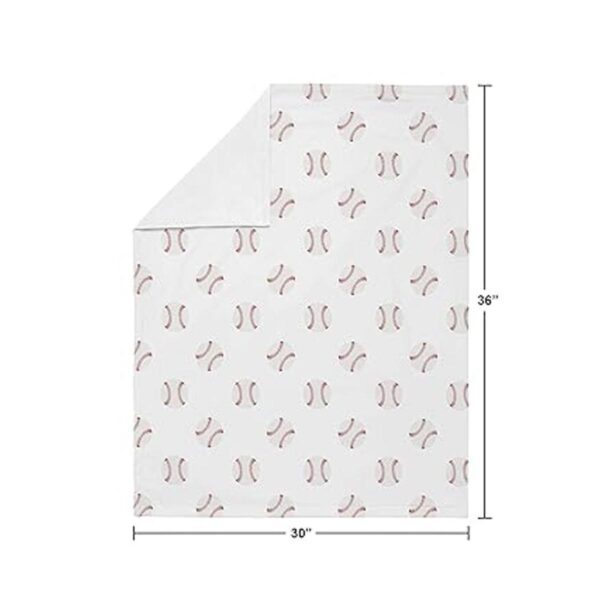 Sweet Jojo Designs Parche de béisbol deportivo para bebé_4