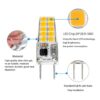 Bombilla LED G8 regulable equivalente a halógeno de 20 W