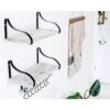 Estantes flotantes para especias montados en la pared con